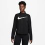 Nike W Nk Tempo Swsh Hbr Df Jkt - black/white
