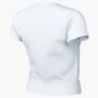 Nike W Nsw Rib  Tght Ss Tee - white