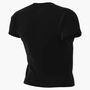Nike W Nsw Rib  Tght Ss Tee - black