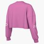Nike W Np Df Flc Crew Tt Grx - playful pink/pink foam/white