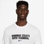 Nike M Nk Df Tee Winning - white/black