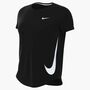 Nike W Nk Tempo Swsh Hbr Df Ss Top - black/white