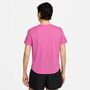 Nike W Nk Tempo Swsh Hbr Df Ss Top - playful pink/white
