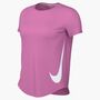 Nike W Nk Tempo Swsh Hbr Df Ss Top - playful pink/white