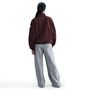 Nike W Nsw Phnx Flc Hr Pant Wide 2 - dk grey heather/sail