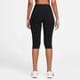 Nike W Nk Df One Hr Capri Tight Wt - black/white