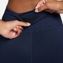 Nike W Nk Df One Hr Capri Tight Wt - midnight navy/white