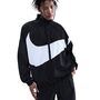 Nike W Nsw Logo Os Track Jkt - black/black/white