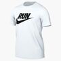 Nike M Nk Df Tee Run Swoosh - white
