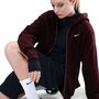 Nike W Nsw Phnx Flc Fz Os Hoodie - burgundy crush/sail