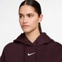 Nike W Nsw Phnx Flc Os Po Hoodie - burgundy crush/sail