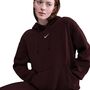 Nike W Nsw Phnx Flc Os Po Hoodie - burgundy crush/sail
