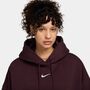 Nike W Nsw Phnx Flc Oos Po Hoodie - burgundy crush/sail