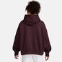 Nike W Nsw Phnx Flc Oos Po Hoodie - burgundy crush/sail
