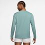 Nike M Nk Df Uv Miler Top Ls - cannon/reflective silv