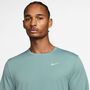Nike M Nk Df Uv Miler Top Ls - cannon/reflective silv