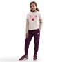Nike G Nsw Club Flc Hr Ftd Pnt Lbr - bordeaux/bordeaux/white