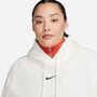 Nike W Nsw Phnx Flc Os Po Hoodie Pl - sail/black