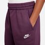 Nike G Nsw Club Flc Loose Pant Lbr - bordeaux/bordeaux/white
