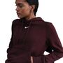 Nike W Nsw Phnx Flc Std Po Hoodie - burgundy crush/sail