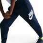 Nike K Nsw Club Flc Jggr Gold - midnight navy/metallic silver