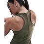 Nike W Nk Df Vctry Tank - medium olive/white