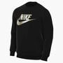 Nike M Nk Club Bb Gfx Crew - black/metallic gold