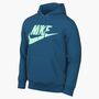 Nike M Nk Club Bb Po Gfx Hoodie - green abyss/green abyss/mint foam