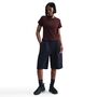 Nike W Nsw Rib  Tght Ss Tee - burgundy crush/sail