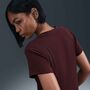 Nike W Nsw Rib  Tght Ss Tee - burgundy crush/sail
