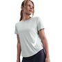 Nike W Nk Tempo Swsh Hbr Df Ss Top - light silver/white
