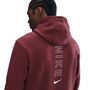 Nike M Nsw Cs Hoody Flc Bb - dark team red/white