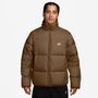 Nike M Sf Club Puffer Jacket 650 - mosswood brown/white