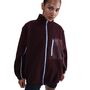 Nike W Nsw Sherpa Full Zip Jkt - burgundy crush/celestine blue