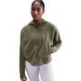 Nike W Nk One Tf Fz Top Polar - medium olive/white