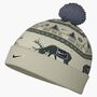 Nike K Nk Peak Beanie Sc Hol25 L - sail/fir/desert khaki