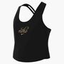 Nike G Nk Df One Tank Gfx Shne - black/metallic gold