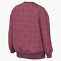Nike G Nsw Clb Flc Os Crew Aop Shne - sweet beet/metallic gold