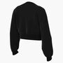Nike G Nsw Flc Ls Top Cozy - black/white