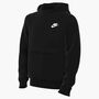 Nike K Nsw Club Flc Loose Qz Hdy Wz - black/black/white