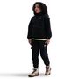 Nike K Nsw Club Flc Loose Qz Hdy Wz - black/black/white