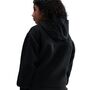 Nike K Nsw Club Flc Loose Qz Hdy Wz - black/black/white