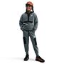 Nike K Nsw Club Flc Loose Qz Hdy Wz - smoke grey/black/white