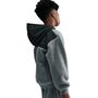 Nike K Nsw Club Flc Loose Qz Hdy Wz - smoke grey/black/white