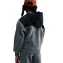 Nike K Nsw Club Flc Loose Qz Hdy Wz - smoke grey/black/white