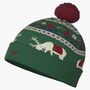 Nike U Nk Peak Beanie Sc Hol25 L - pine green/sail/university red