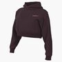 Nike W Nsw Phnx Flc Shrunken Hoodie - burgundy crush