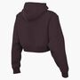 Nike W Nsw Phnx Flc Shrunken Hoodie - burgundy crush