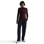 Nike W Nsw Nk Chll Knt Mock Tee - burgundy crush/sail