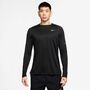 Nike M Nk Df Stride Ls Top - black/reflective silv